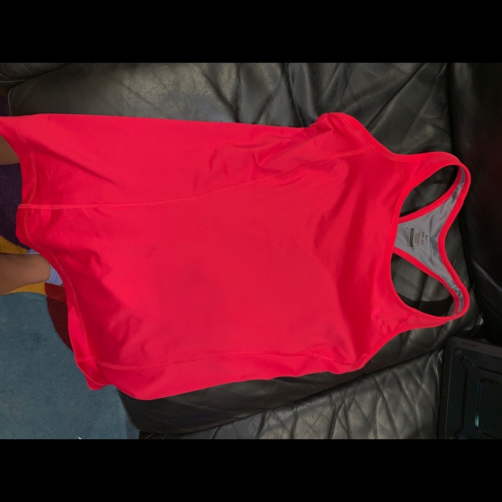 Red Nike Workout Top